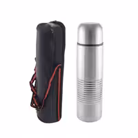 فلاسک یک لیتری استیل مدل کاور دار