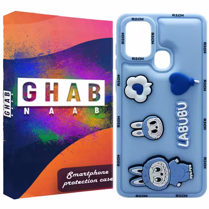کاور قاب ناب طرح فانتزی دخترانه مدل Labubu مناسب برای گوشی موبایل سامسونگ Galaxy A21s | کالا مکس