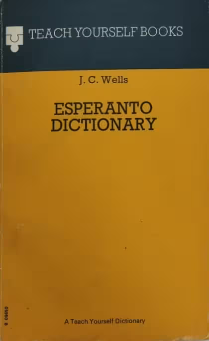 Concise Esperanto and English Dictionary | J. C. Wells
