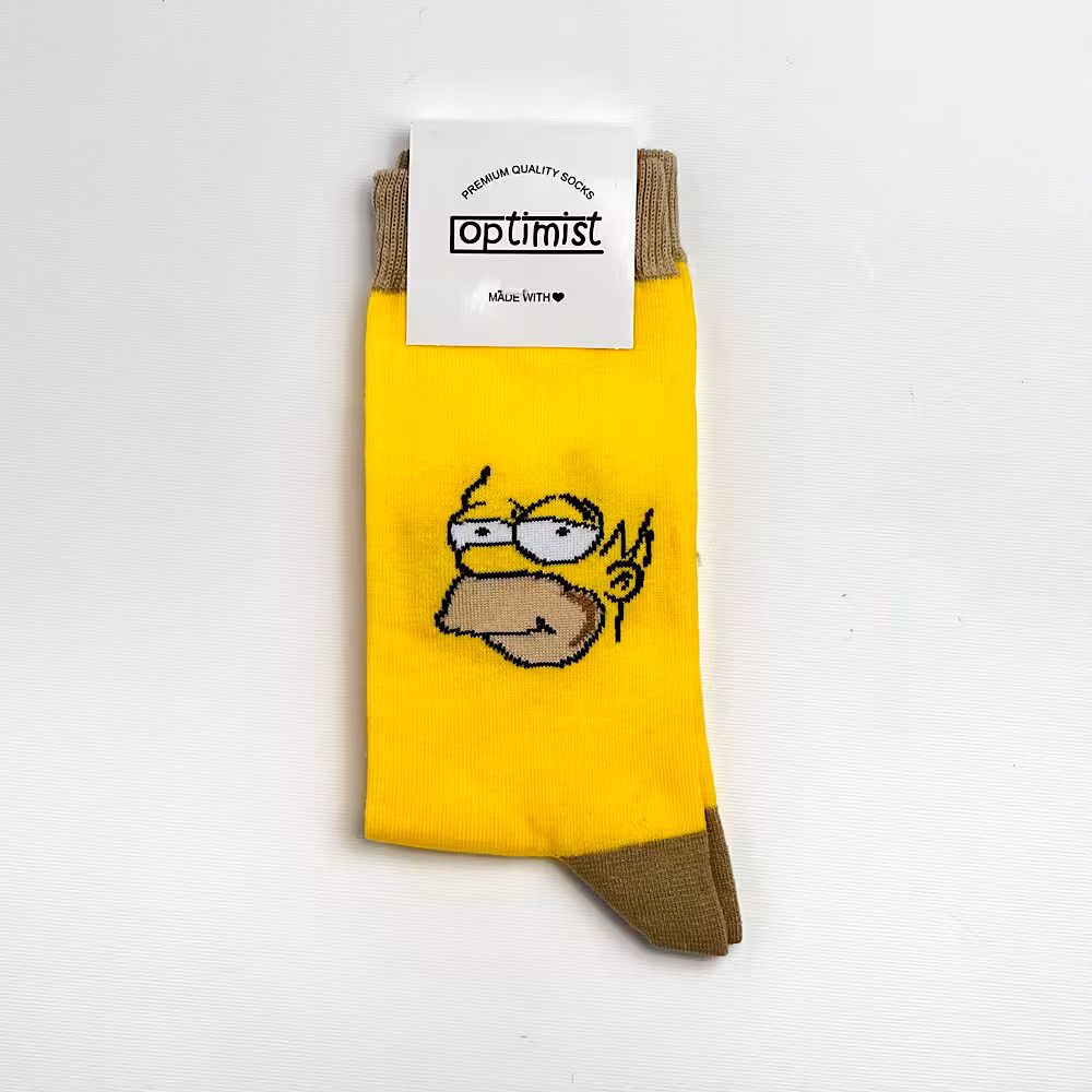 جوراب ساقدار آپتیمیست طرح سیمپسون