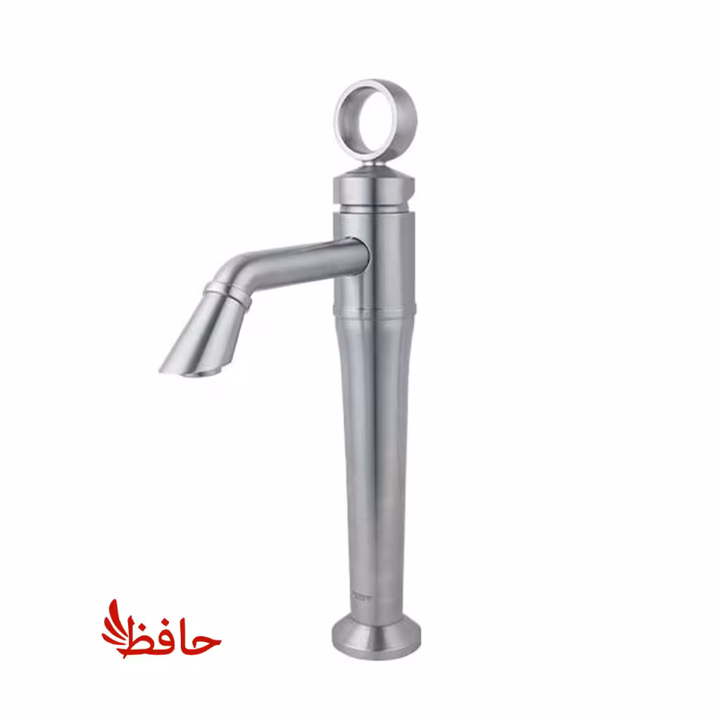 شیر روشویی پایه بلند راسان مدل آنیتا کروم مات