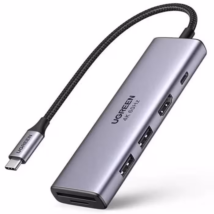 هاب تایپ سی 5 پورت یوگرین Ugreen CM511 15597