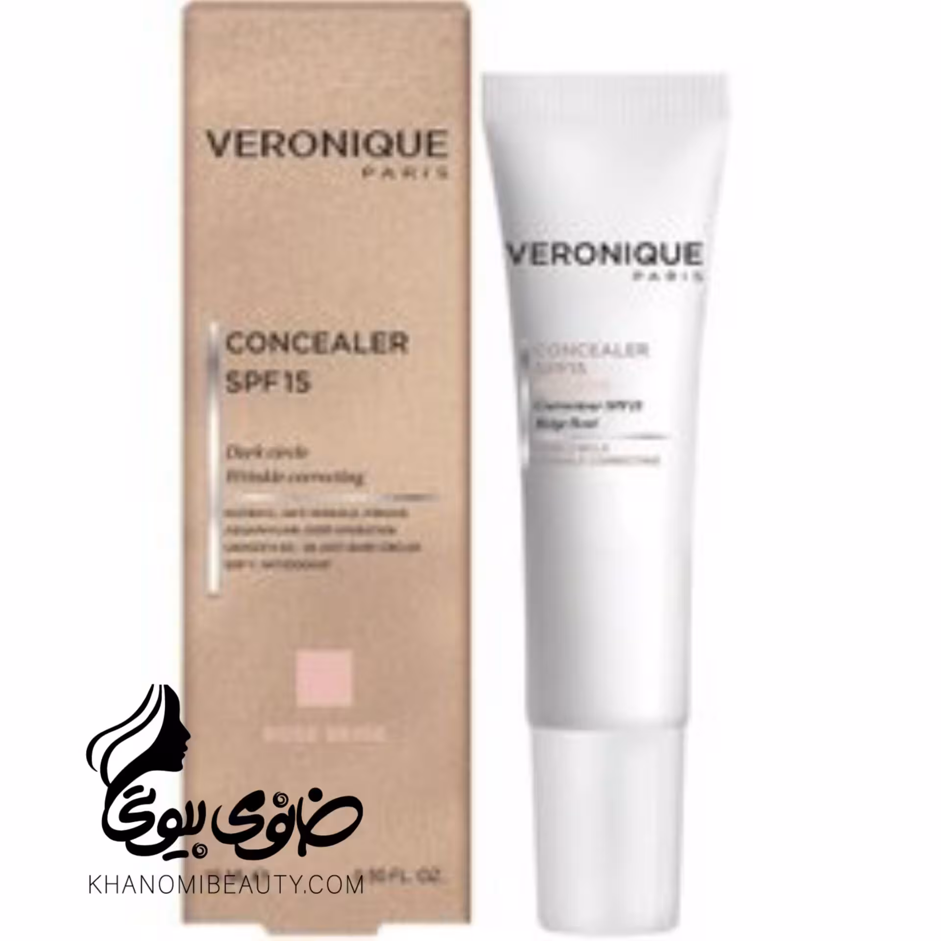 کانسیلر SPF15 رز بژ 15 میل ورونیک