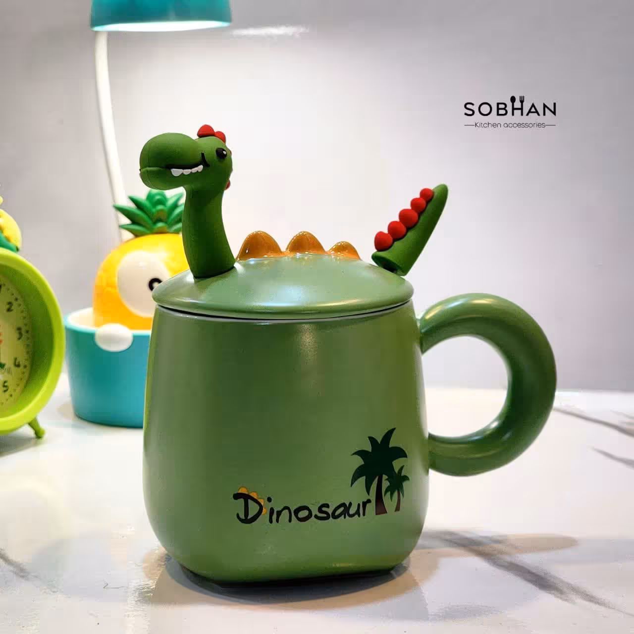 ماگ دایناسور شاخ دار