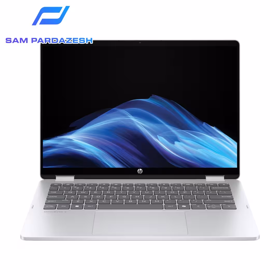 لپ تاپ اچ پی 14 اینچی HP OmniBook 5 Flip 14 2in1 FP0013DX Core 5 120U 8GB 512GB SSD Intel | سام پردازش
