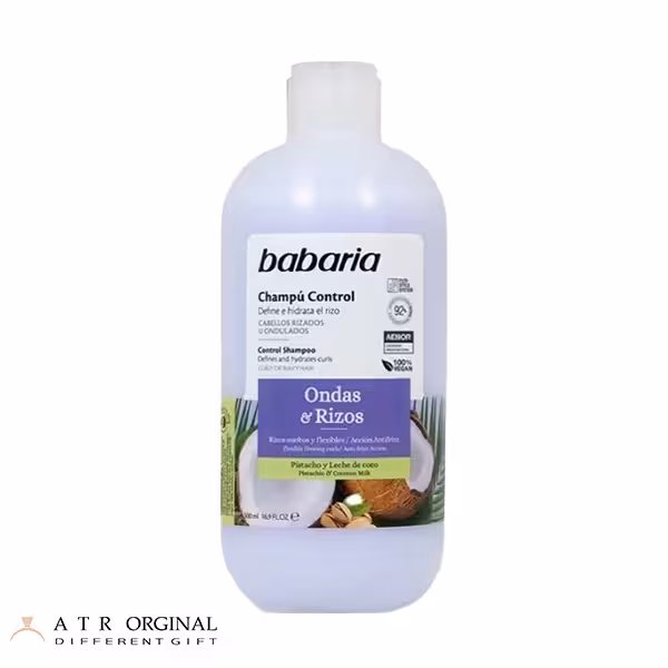 شامپو آبرسان باباریا مدل Only Curls مناسب موهای فر و مجعد