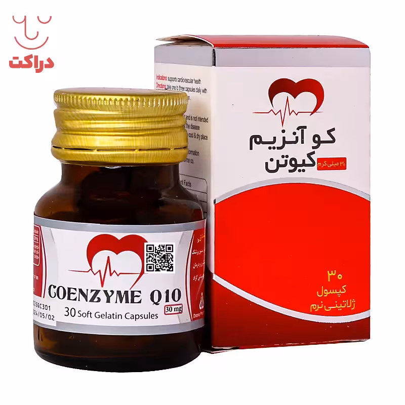 کپسول ژلاتینی کوآنزیم کیوتن 30 میلی گرم دانا