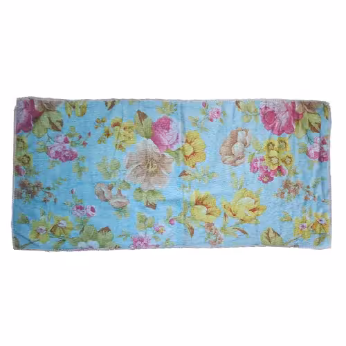 دستمال حوله ای سایز بزرگ مدل گلدار