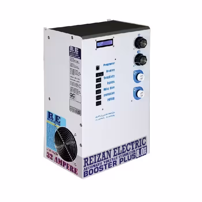 استابلایزر بوسترپلاس تکفاز 12 کاوا تیپA ریزان الکتریک