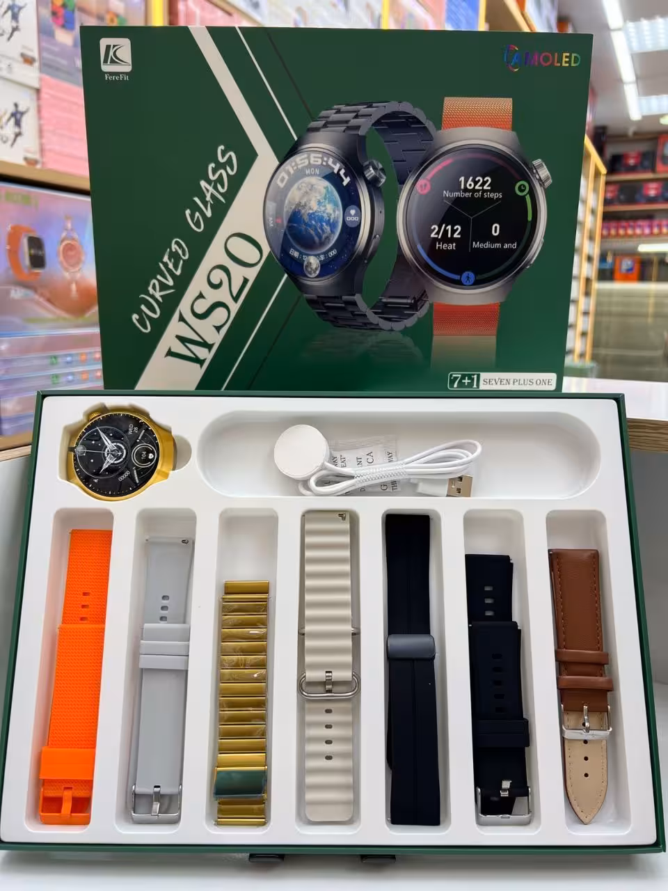 ساعت هوشمند گرد ws20