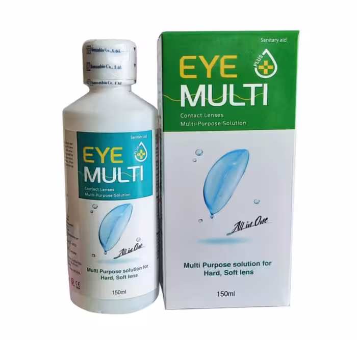 مایع لنز محلول شستشوی لنز آی پلاس مولتی 150ml
