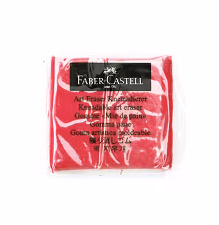 پاک کن خمیری فابرکاستل رنگ قرمز