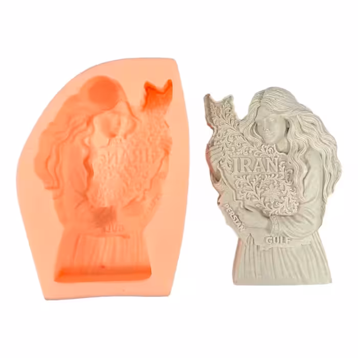 قالب سیلیکونی دختر ایران 12 در 7 سانت