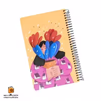 دفتر خط دار 120 برگ فانتزی ایمان (iman)