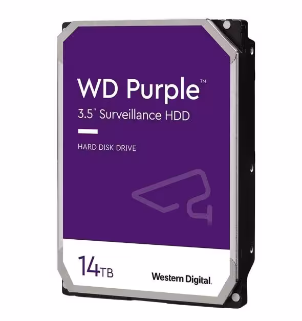 هارد دیسک وسترن دیجیتال WD Purple ظرفیت 14 ترابایت original