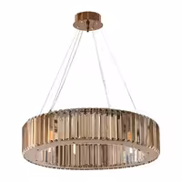 لوستر سقفی کریستالی گرد چشمه نور مدل H2631/40