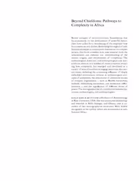 خرید و دانلود نسخه کامل کتاب Beyond Chiefdoms: Pathways to Complexity in Africa (New Directions in Archaeology)