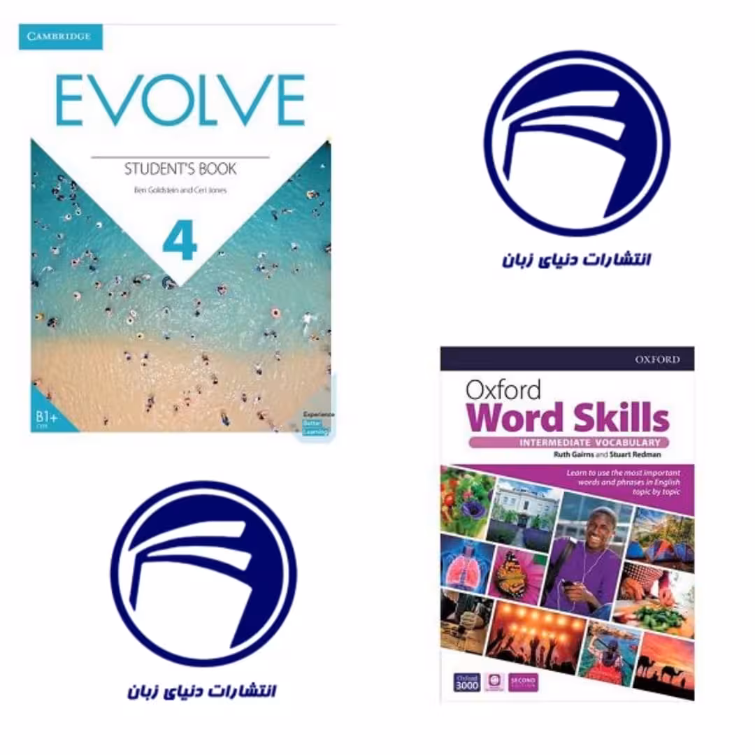 خرید کتاب های Evolve 4   Word Skills Intermediate | مجموعه کامل برای تقویت مهارت‌های زبان انگلیسی