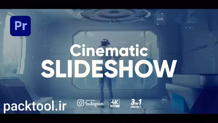 دانلود پروژه آماده پریمیر پرو اسلایدشو سینمایی Cinematic Slideshow - پک تول