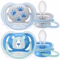پستانک الترا ایر 6-18 ماه اونت مدل خرس آبی Philips Avent