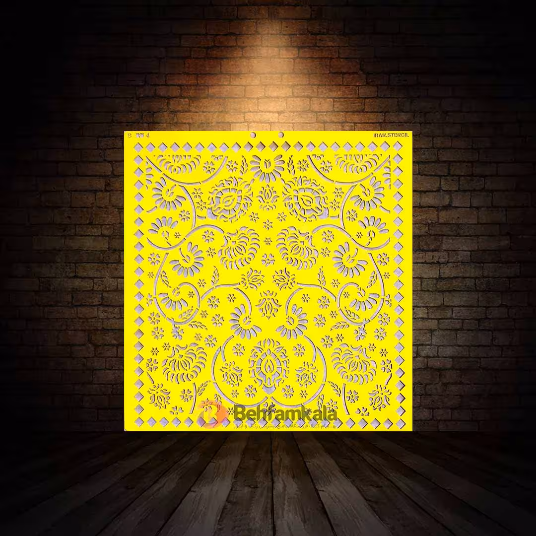 شابلون استنسیل ابعاد 50*50 کد RU 4