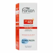 ژل ضد آفتاب فاربن SPF46 حجم 50 میلی لیتر