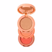 پالت رژ گونه و هایلایتر میس لارا مدل چرخشی شماره 02 مجموعه 3 عددی