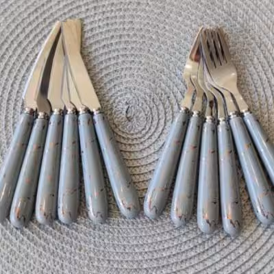 کارد و چنگال ماربل (طوسی)