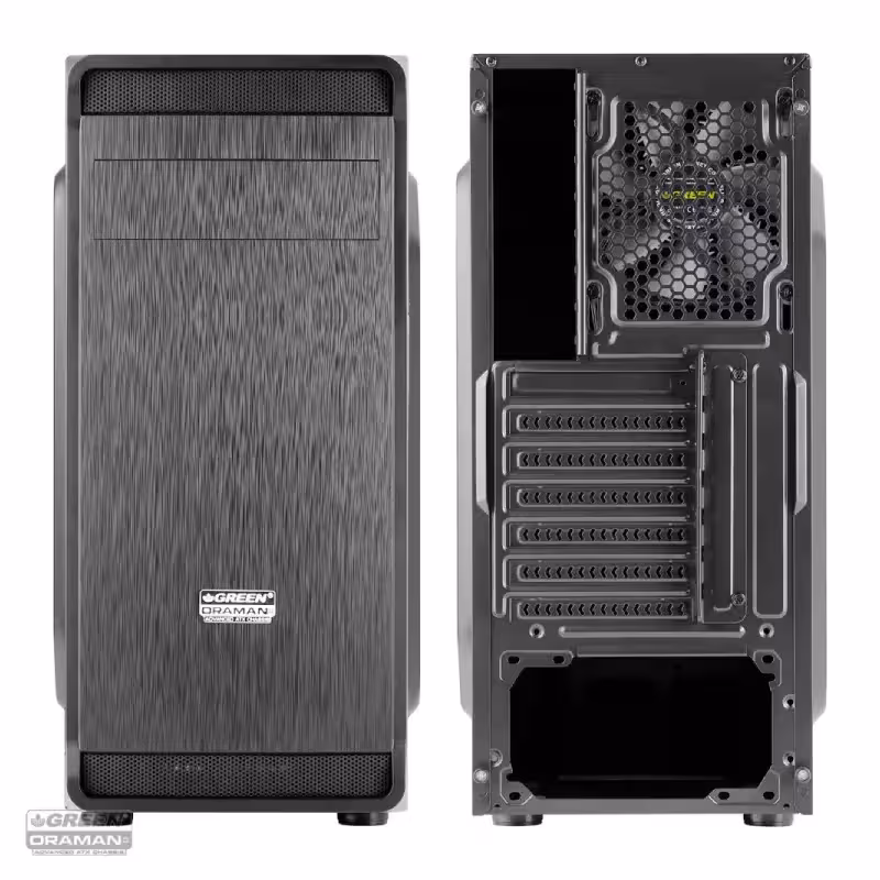 خرید و قیمت کیس کامپیوتر گرین مدل ORAMAN PLUS