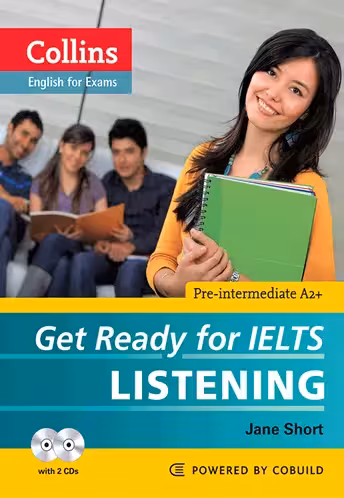 کالینز گت ردی فور آیلتس لسینینگ پری اینترمدیت | کتاب انگلیسی Collins Get Ready for IELTS Listening Pre Intermediate