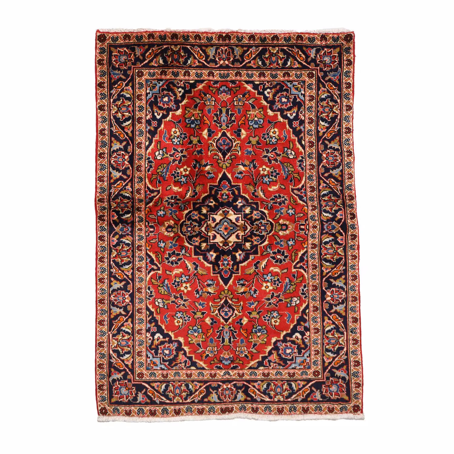 فرش قدیمی دستباف یک و نیم متری کد 40206120