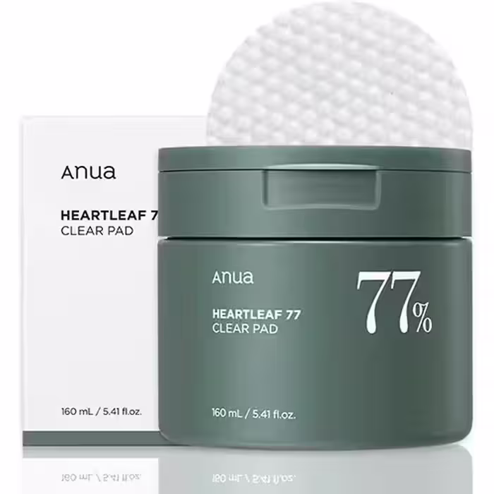 تونر پد پاک کننده و تسکین دهنده آنوا 77% Heartleaf اورجینال