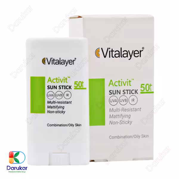ضد آفتاب استیکی اکتیویت ویتالیر SPF50 حجم 15 گرم