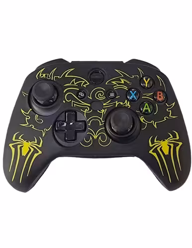 محافظ دسته Xbox Series X/S طرح عنکبوت زرد spider