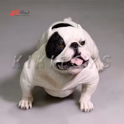 فیگور حیوانات سگ بولداگ خال سیاه Fiqure of Dog 851