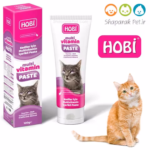 خمیر مولتی ویتامین گربه هوبی Hobi
