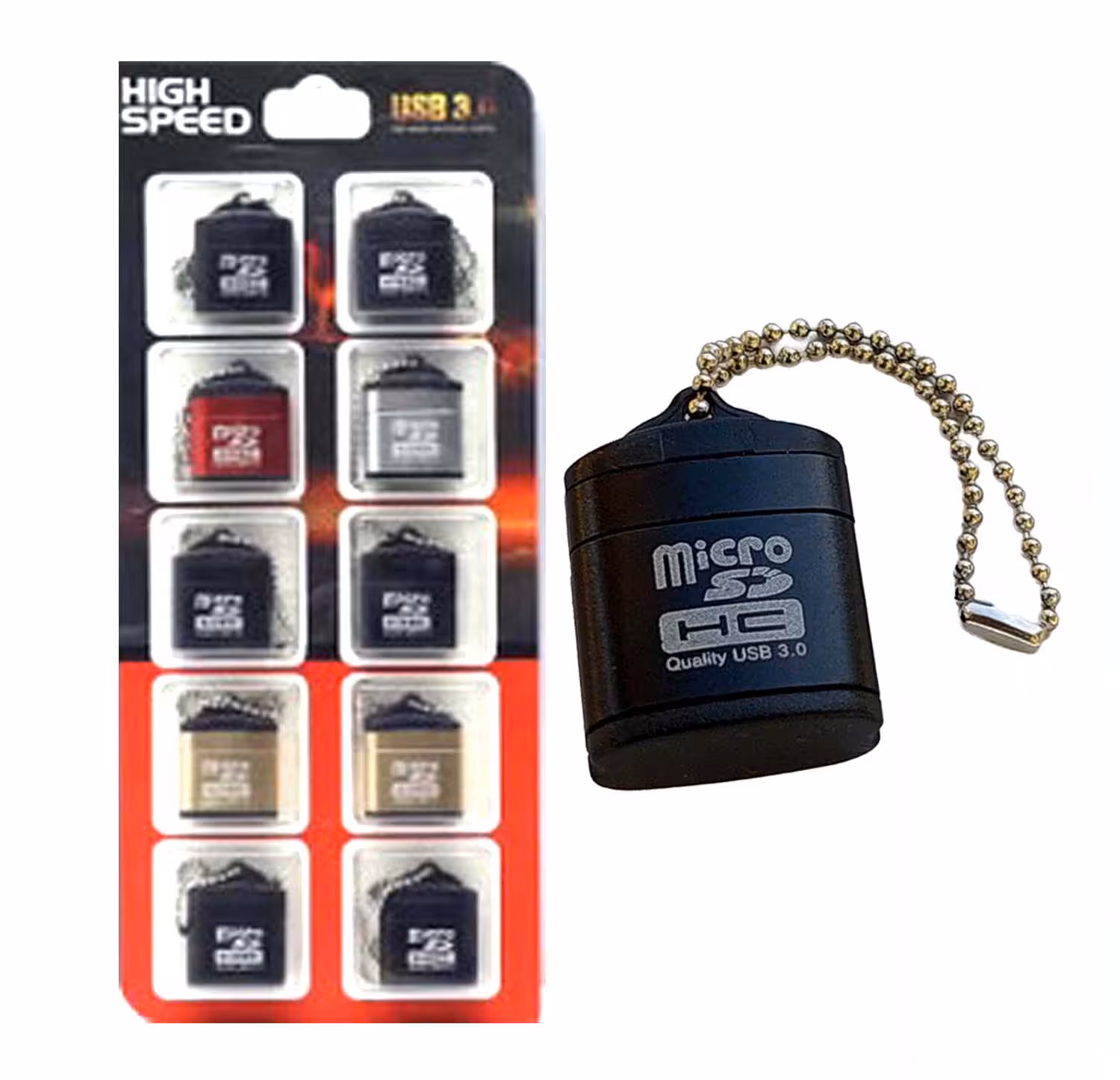 رم ریدر USB 3.0 میکرو SD مدل High Speed (هر عدد)