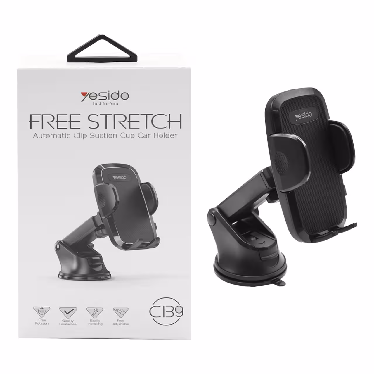 هولدر گوشی موبایل پایه دار Yesido مدل C139 - مشکی