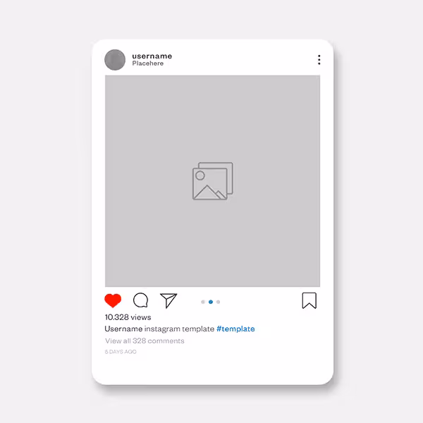دانلود موکاپ پست اینستاگرام 0092 برای فتوشاپ PSD