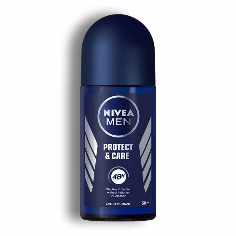 رول ضد تعریق مردانه نیوا مدل Protect &amp; Care حجم 50 میلی لیتر NIVEA