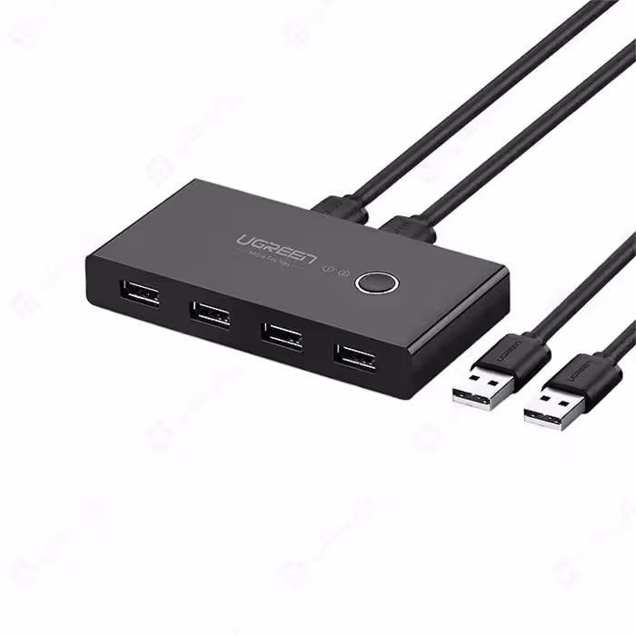 هاب سوئیچ 2 در 4 پورت USB 2.0 دستی یوگرین مدل 30767 US216