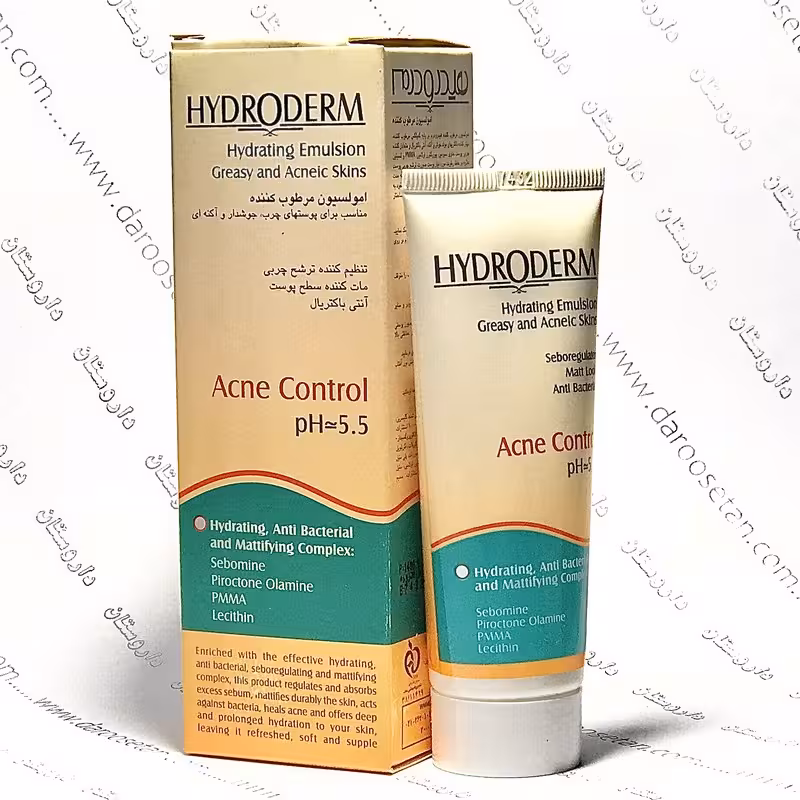 امولسیون مرطوب كننده مناسب پوست چرب و جوشدار هیدرودرم