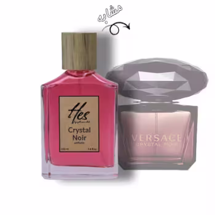 عطر زنانه حس مدل ورساچه کریستال نویر (مشکی) - hes - VERSACE - Crystal Noir