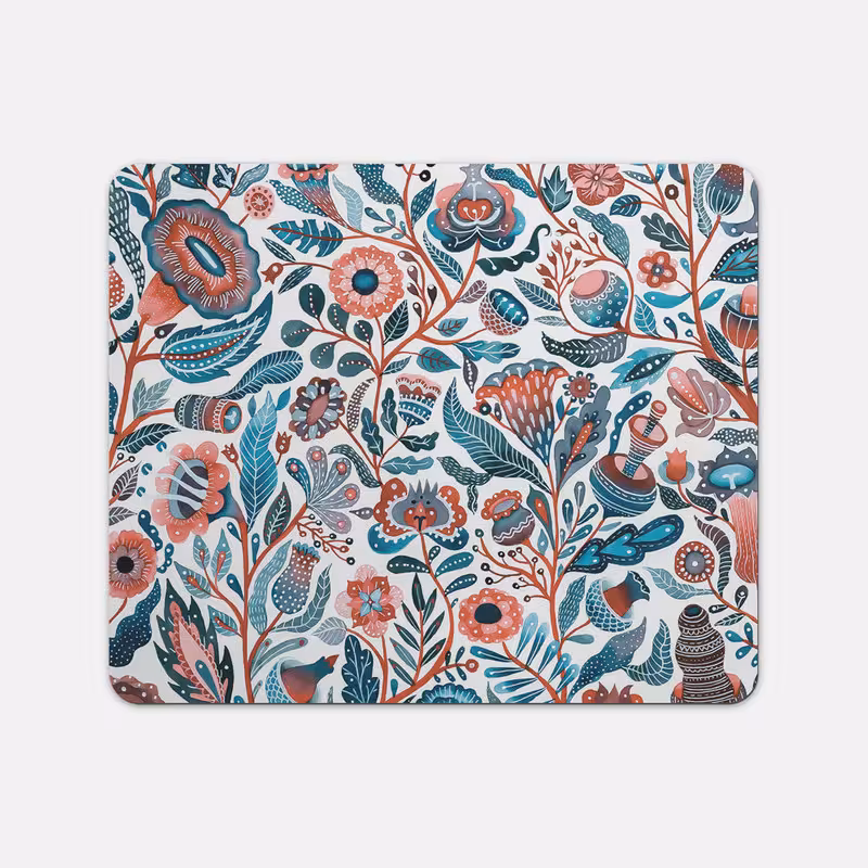 پد موس - پد ماوس  مدل Flowers Pattern