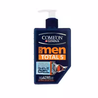 ژل اصلاح آقایان تسکین دهنده و ضد التهاب توتال 5 مناسب پوست حساس حجم 260 میلی لیتر کامان COME’ON