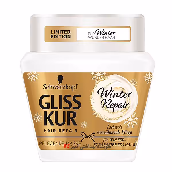 ماسک موی وینتر کر ترمیم کننده و بازسازی کننده طلائی گلیس GLISS Winter Care