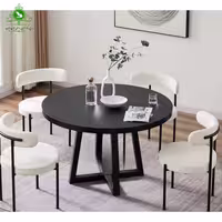 میز ناهارخوری پایه فلزی مدل تدی