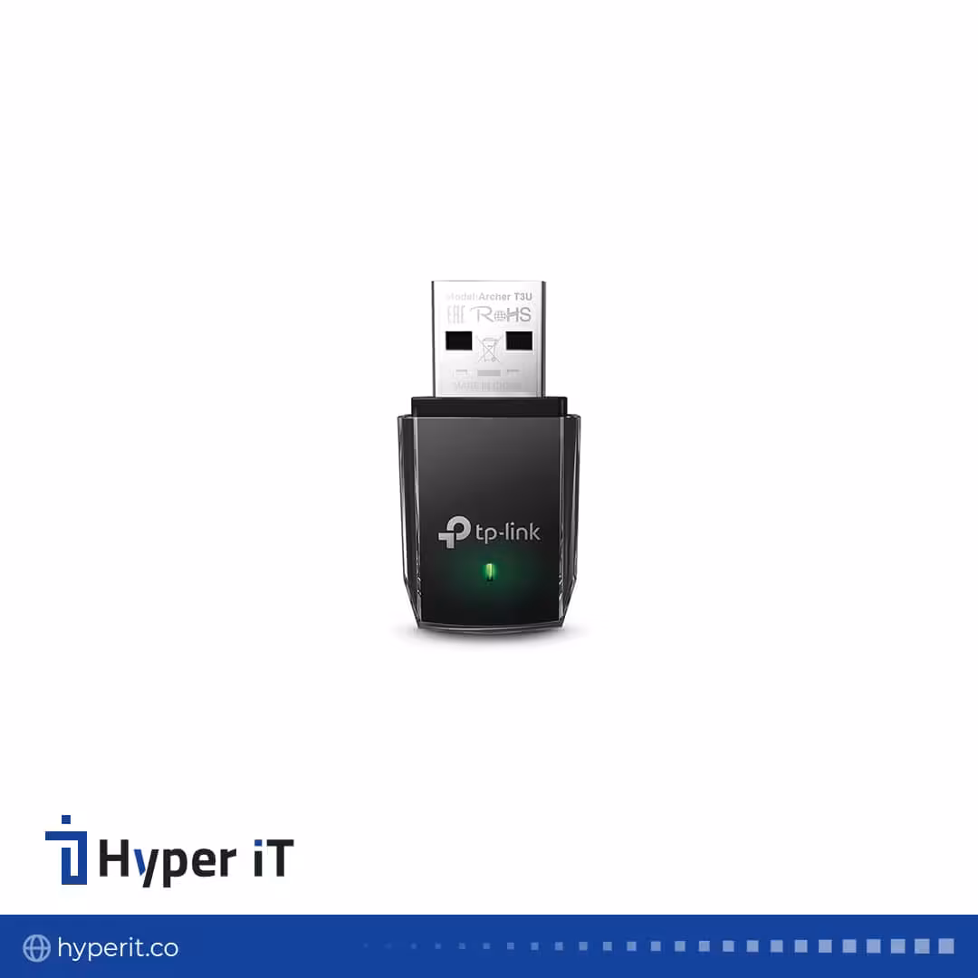 کارت شبکه USB بی‌ سیم و دوباند AC1300 تی پی لینک مدل Archer T3U