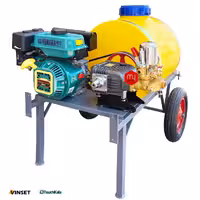 سمپاش 100 لیتری یاماها 6.5 اسب و پمپ 60 ویستا