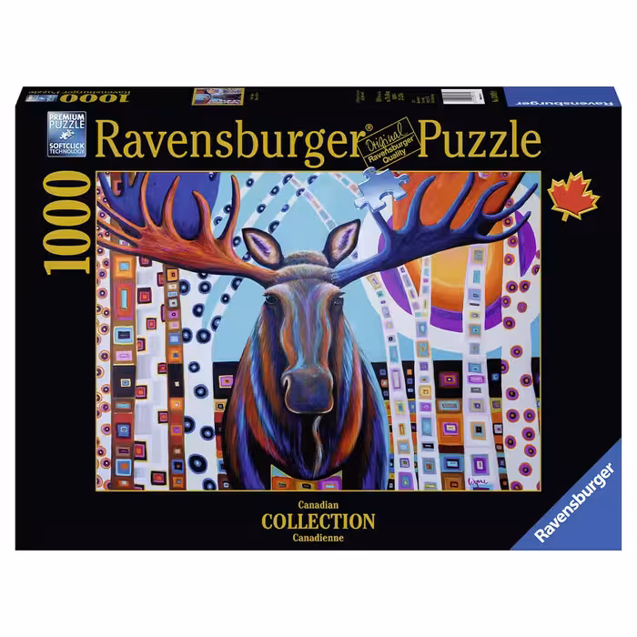 پازل 1000 قطعه Ravensburger طرح گوزن زمستانی